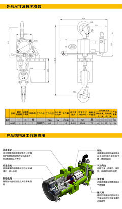 【JM-1T 气动葫芦】价格,厂家,图片,起重葫芦,南京今明机械工程-